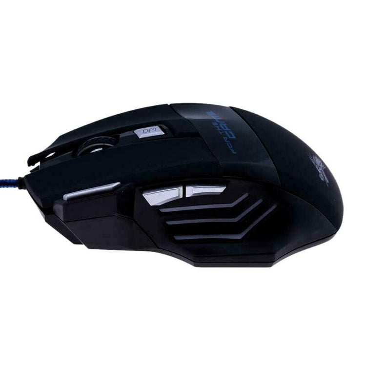 TECBITS 7 Buttons Backlit LED Optical USB Wired Gaming Mouse