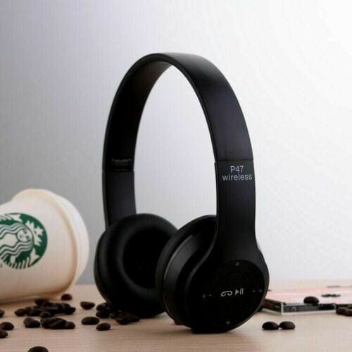 TECBITS Green Green Wireless Noise Cancelling Headphones Bluetooth 5.0 with built-in Mic