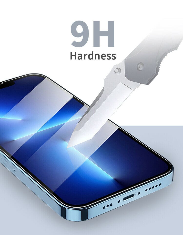 TECBITS New Apple iPhone 13/Pro/Max 2x Tempered Glass Screen Protector Pack 9H Hardness